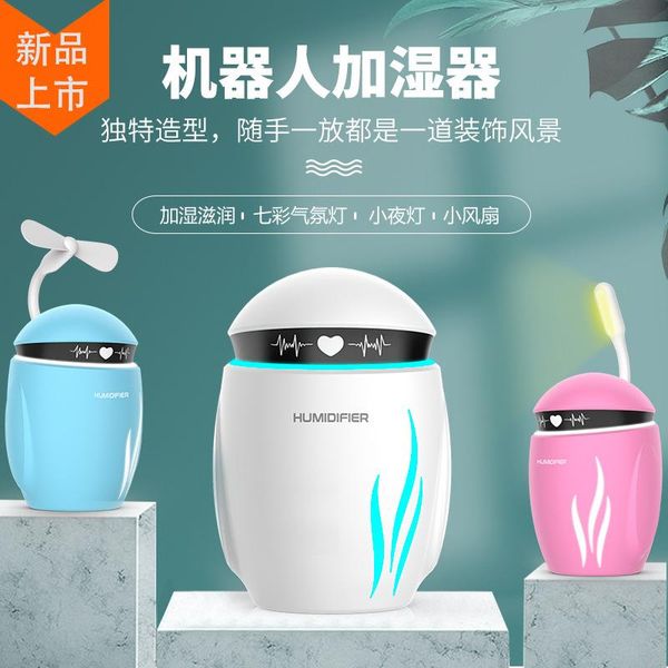 humidifier fan small night light robot creative gift custom rehydration aromatherapy atomized air diffuser humidifiers
humidifier fan small night light robot creative gift custom rehydration aromatherapy atomized air diffuser humidifiers