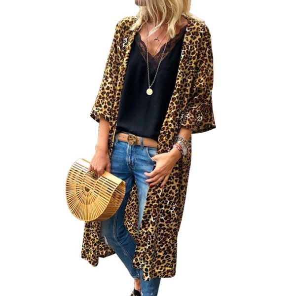 women's jackets women leopard print long cardigan outwear slim jacket coat autumn spring fashion womens outwears, Black;brown
women's jackets women leopard print long cardigan outwear slim jacket coat autumn spring fashion womens outwears, Black;brown