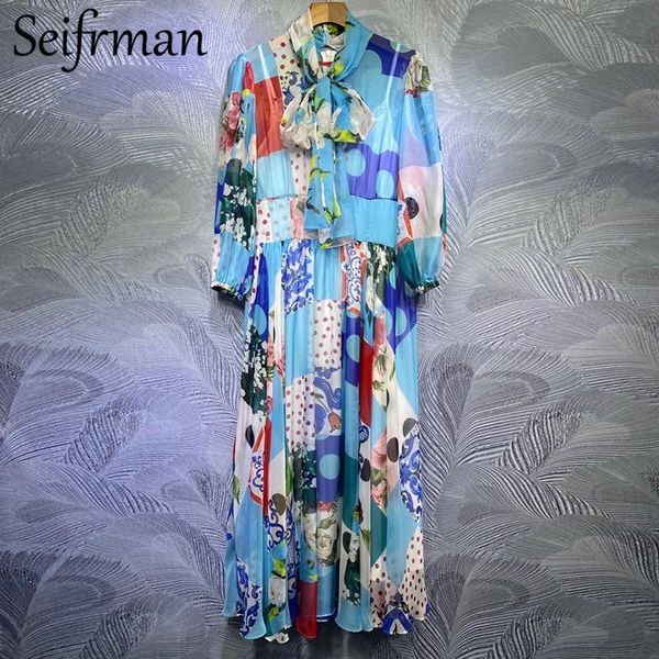 seifrmann women summer fashion runway party a-line dress bow lantern sleeve floral print elegant bodycon ladies midi dresses casual, Black;gray
seifrmann women summer fashion runway party a-line dress bow lantern sleeve floral print elegant bodycon ladies midi dresses casual, Black;gray