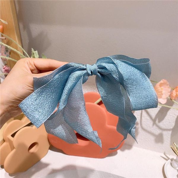 hair accessories korean style baby headdress cute bow clips sweet streamer retro spring clip for children fashion, Slivery;white
hair accessories korean style baby headdress cute bow clips sweet streamer retro spring clip for children fashion, Slivery;white