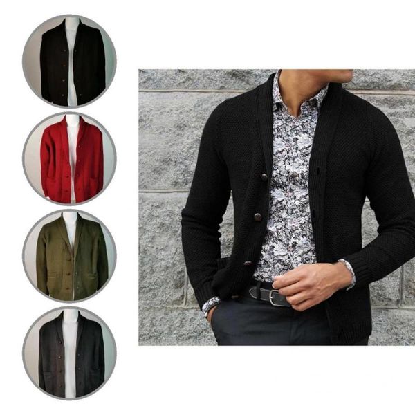 men's sweaters male casual turndown collar knitted coat autumn winter cardigan sweater solid color for daily wear, White;black
men's sweaters male casual turndown collar knitted coat autumn winter cardigan sweater solid color for daily wear, White;black