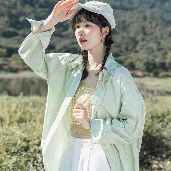 korean fashion spring 2021 womens clothing elegant blouses and shirts solid shirt for women long sleeve beach cover up, White
korean fashion spring 2021 womens clothing elegant blouses and shirts solid shirt for women long sleeve beach cover up, White