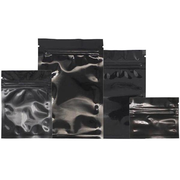100pcs glossy black mylar foil bag self grip seal tear notch pouches for candy chocolate coffee bean storage packing gift wrap
100pcs glossy black mylar foil bag self grip seal tear notch pouches for candy chocolate coffee bean storage packing gift wrap