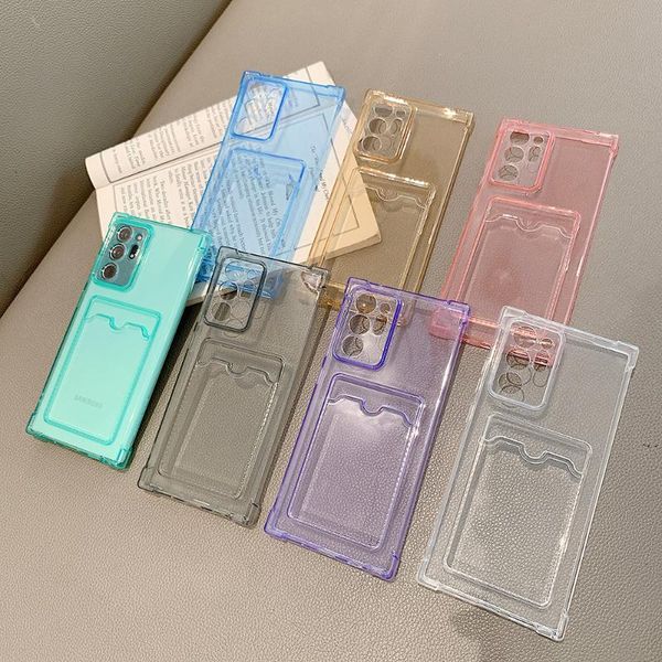 cell phone pouches transparent card slot case for samsung galaxy s10 s20 plus s30+ s30ultra a32 a42 a52 a72 soft silicone shockproof tpu
cell phone pouches transparent card slot case for samsung galaxy s10 s20 plus s30+ s30ultra a32 a42 a52 a72 soft silicone shockproof tpu