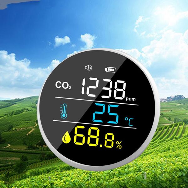 gas analyzers 5000ppm temperature humidity laser sensor tester carbon dioxide intelligent air detector
gas analyzers 5000ppm temperature humidity laser sensor tester carbon dioxide intelligent air detector