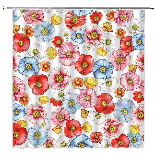 flower shower curtain colorful watercolor multicolor spring poppie floral patern,70x70 inch polyester fabric bathroom
flower shower curtain colorful watercolor multicolor spring poppie floral patern,70x70 inch polyester fabric bathroom
