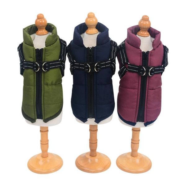 pet autumn 2 in 1 dogwinter skiing costume sleeveless cotton padded vest with durable chest strap harness dog apparel
pet autumn 2 in 1 dogwinter skiing costume sleeveless cotton padded vest with durable chest strap harness dog apparel