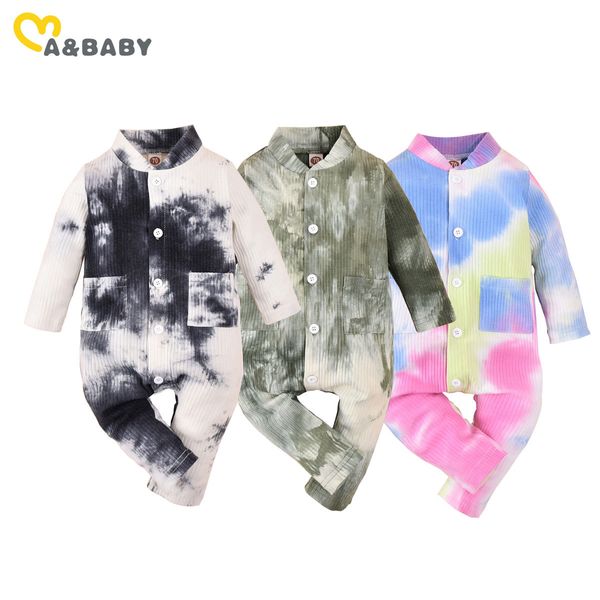 0-18m born infant baby boys girls tie dye romper autumn long sleeve jumpsuit knitted clothes 210515, Blue
0-18m born infant baby boys girls tie dye romper autumn long sleeve jumpsuit knitted clothes 210515, Blue