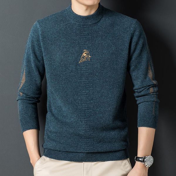 men's sweaters 100% pure cashmere sweater with half high collar and solid color pullover in autumn winter thickened warm knit, White;black
men's sweaters 100% pure cashmere sweater with half high collar and solid color pullover in autumn winter thickened warm knit, White;black