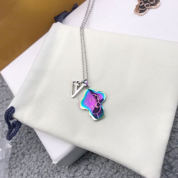 europe america style color women lady long initials pendant 3 chain necklace men sound viviennes v with lovers cirik, Silver 
europe america style color women lady long initials pendant 3 chain necklace men sound viviennes v with lovers cirik, Silver