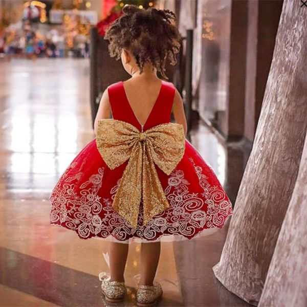 girl's dresses 2021 pageant ceremony child baptism 2 1 year birthday dress for baby girl clothing princess party gold bow toddler, Red;yellow
girl's dresses 2021 pageant ceremony child baptism 2 1 year birthday dress for baby girl clothing princess party gold bow toddler, Red;yellow