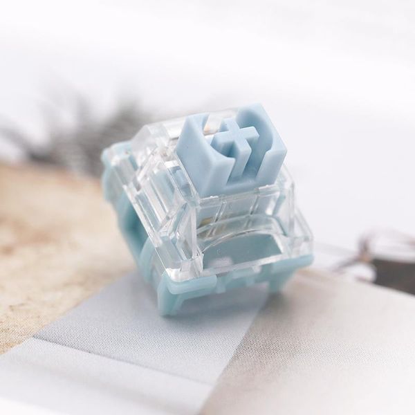 keyboards keyboardsc bluish 42g tactile 3 pin light pressure strong section shaft body mechanical keyboard switch double spring mx smt
keyboards keyboardsc bluish 42g tactile 3 pin light pressure strong section shaft body mechanical keyboard switch double spring mx smt