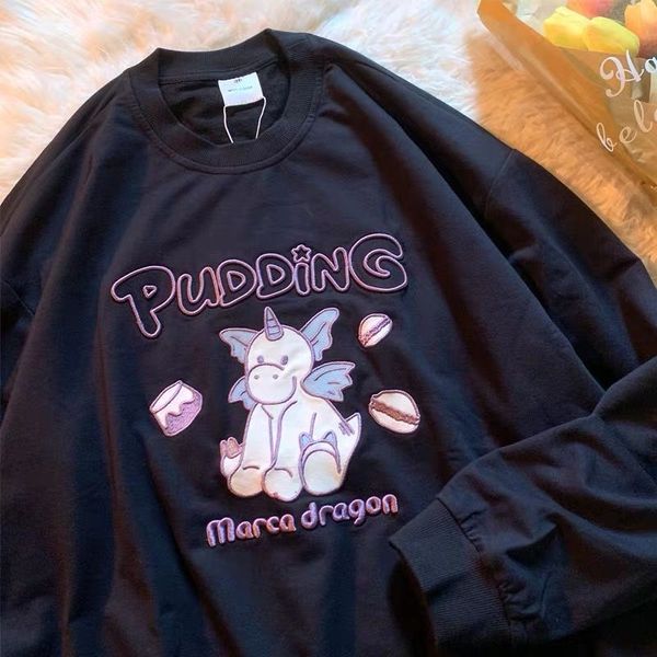 harajuku cute animal embroidered hoodie womens decorative fashion korean sportswear pullover long sleeve womens clothing, Black
harajuku cute animal embroidered hoodie womens decorative fashion korean sportswear pullover long sleeve womens clothing, Black