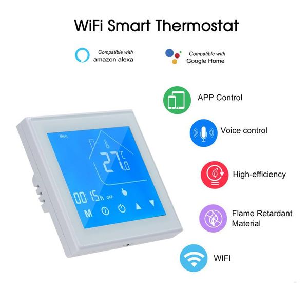 smart home control wifi thermostat programmable tuya app water electric boiler heating temperature controller for alexa google
smart home control wifi thermostat programmable tuya app water electric boiler heating temperature controller for alexa google