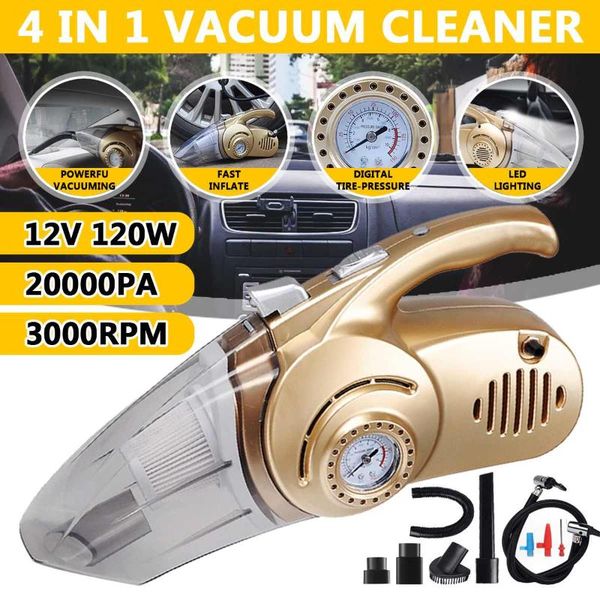 vacuum cleaner 4 in 1 20000pa 3000rpm for home car handheld vaccum cleaners with tire inflator pump pressure gauge power suction
vacuum cleaner 4 in 1 20000pa 3000rpm for home car handheld vaccum cleaners with tire inflator pump pressure gauge power suction