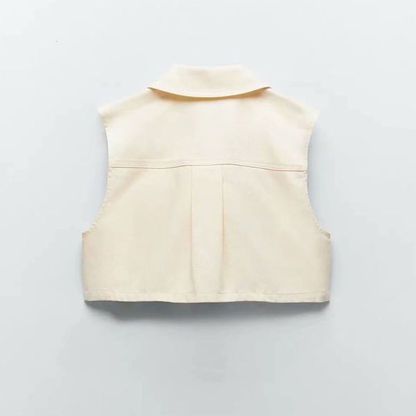 women's blouses & shirts 2021 pocket on chest short shirt front button female without sleeves vest, White
women's blouses & shirts 2021 pocket on chest short shirt front button female without sleeves vest, White