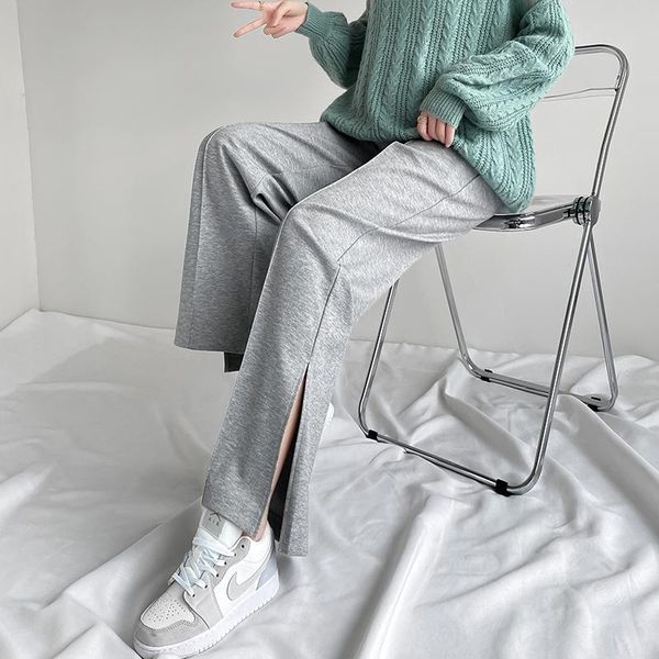 maternity bottoms 8660# side splits cotton pants wilde leg loose casual clothes for pregnant women chic ins autumn pregnancy, White
maternity bottoms 8660# side splits cotton pants wilde leg loose casual clothes for pregnant women chic ins autumn pregnancy, White