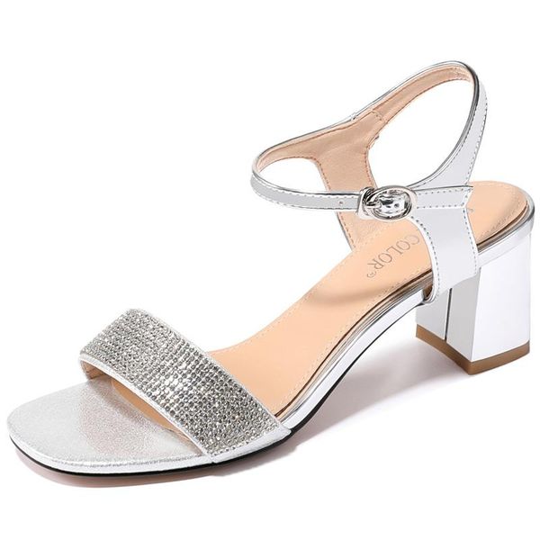dress shoes summer sandals women high heels versatile rhinestone one piece buckle strap open toe 3-55, Black
dress shoes summer sandals women high heels versatile rhinestone one piece buckle strap open toe 3-55, Black