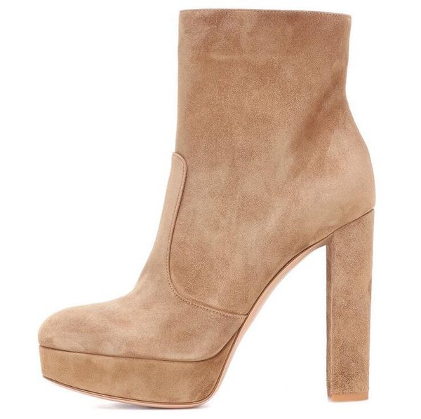 boots brown womens suede winter round toe platform square heels ankle customized plus size 43 bootie, Black
boots brown womens suede winter round toe platform square heels ankle customized plus size 43 bootie, Black