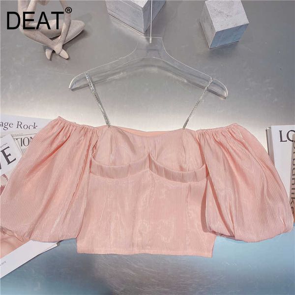 deat women slash neck puff sleeve backless sling camis arrivals fashion temperament spring summer 11d959 210709, White
deat women slash neck puff sleeve backless sling camis arrivals fashion temperament spring summer 11d959 210709, White