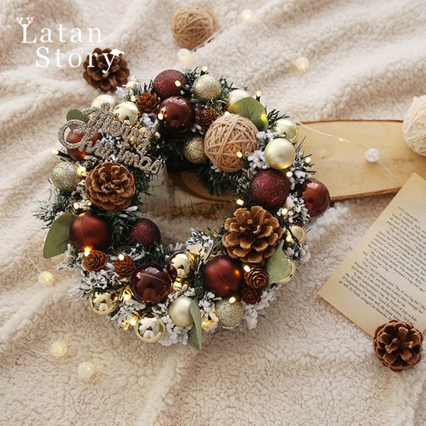 factory outlet party decoration decorative american christmas wreath door pendant restaurant window luminous rattan tree
factory outlet party decoration decorative american christmas wreath door pendant restaurant window luminous rattan tree