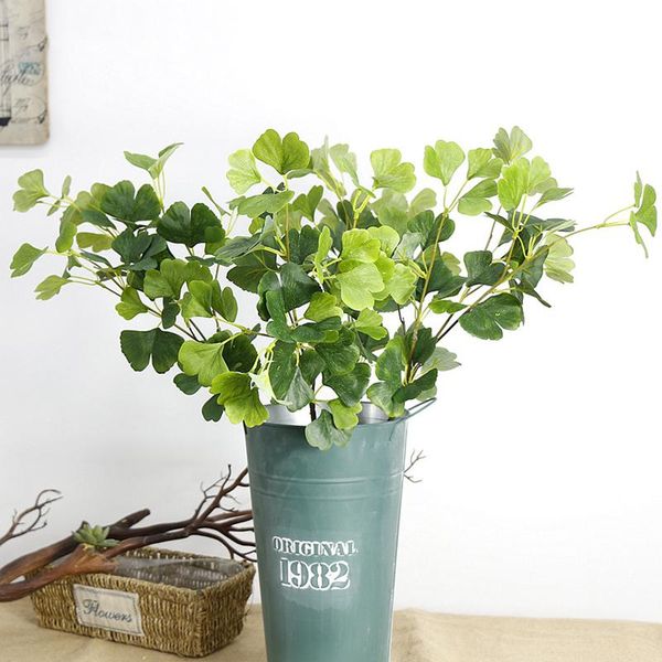 decorative flowers & wreaths 1pc simulation ginkgo leaves artificial flower plant for home indoor decoration table ornament
decorative flowers & wreaths 1pc simulation ginkgo leaves artificial flower plant for home indoor decoration table ornament