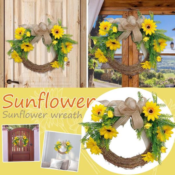 decorative flowers & wreaths spring and summer simulation decoration home rattan circle wreath
decorative flowers & wreaths spring and summer simulation decoration home rattan circle wreath