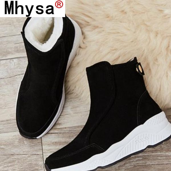boots suede snow boot women fashion warm short tube round head comfortable platform vulcanized, Black
boots suede snow boot women fashion warm short tube round head comfortable platform vulcanized, Black
