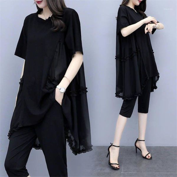 black plus size large big tracksuits for women outfit 2 piece co-ord set matching 2021 summer and pant suits loose clothing women's, Gray
black plus size large big tracksuits for women outfit 2 piece co-ord set matching 2021 summer and pant suits loose clothing women's, Gray
