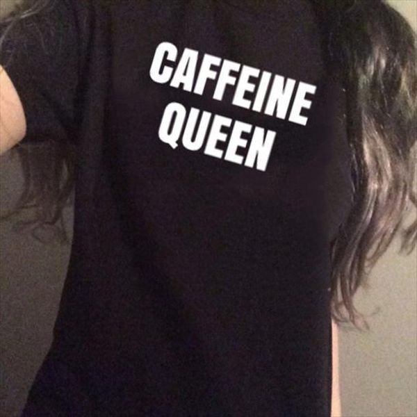 caffeine queen graphic tshirts girl men t shirts hipster tumblr and women quotes grunge shirt summer casual black tee, White;black
caffeine queen graphic tshirts girl men t shirts hipster tumblr and women quotes grunge shirt summer casual black tee, White;black