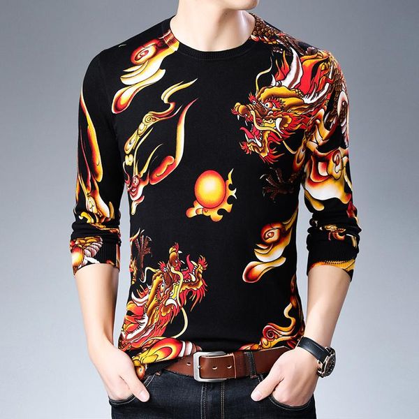 men's autumn spring flowers sweater print pullover shirt round neck knitwear shirts sweaters, White;black
men's autumn spring flowers sweater print pullover shirt round neck knitwear shirts sweaters, White;black