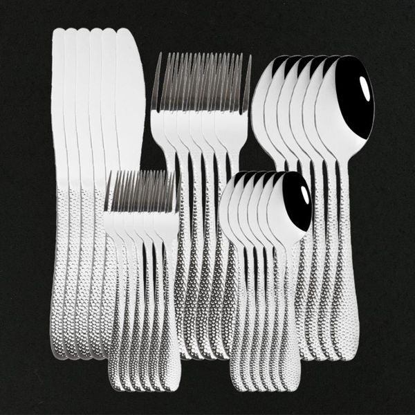 dinnerware sets tableware stainless steel cutlery set luxury mirror 30pcs silver dinner wedding kitchen knives forks spoons
dinnerware sets tableware stainless steel cutlery set luxury mirror 30pcs silver dinner wedding kitchen knives forks spoons