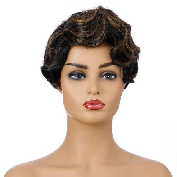 synthetic wigs for black women short curly hair natural mixed brown daily use cosplay high temperature fiber
synthetic wigs for black women short curly hair natural mixed brown daily use cosplay high temperature fiber