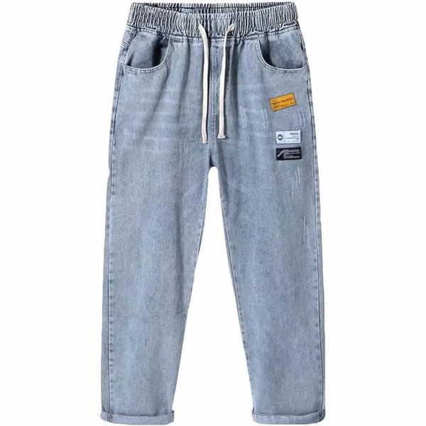 men's jeans clothing wide leg baggy blue elastic waist comfortable fashion casual streetwear long pants
men's jeans clothing wide leg baggy blue elastic waist comfortable fashion casual streetwear long pants