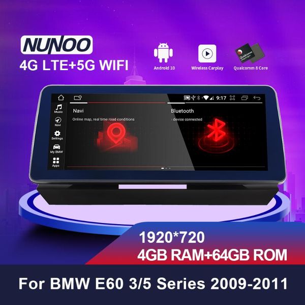 player nunoo qualcomm 8-core 12.3" car dvd 4g 64g carplay media audio android 10 for series 5/3 e60 e61 e63 e64 e90 e91 e92 gps
player nunoo qualcomm 8-core 12.3" car dvd 4g 64g carplay media audio android 10 for series 5/3 e60 e61 e63 e64 e90 e91 e92 gps