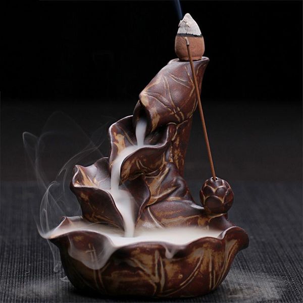 fragrance lamps lotus fountain incense holder burner waterfall backflow home decor buddhist aroma censer for tea house with 20 cones
fragrance lamps lotus fountain incense holder burner waterfall backflow home decor buddhist aroma censer for tea house with 20 cones