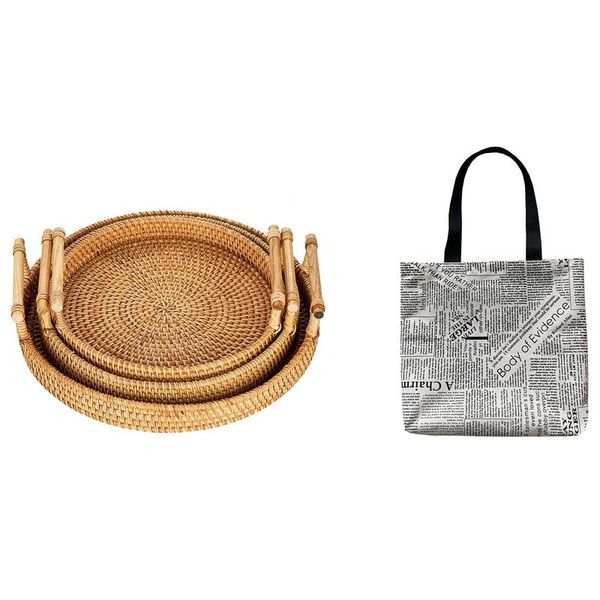 storage baskets 1 set rattan tray decorative board for organizers & pcs fashion women's trendy canvas shoulder bag
storage baskets 1 set rattan tray decorative board for organizers & pcs fashion women's trendy canvas shoulder bag