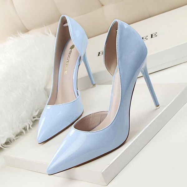 women heels patent leather pumps shoes female high .5cm stiletto 12 colors 222 dress, Black
women heels patent leather pumps shoes female high .5cm stiletto 12 colors 222 dress, Black