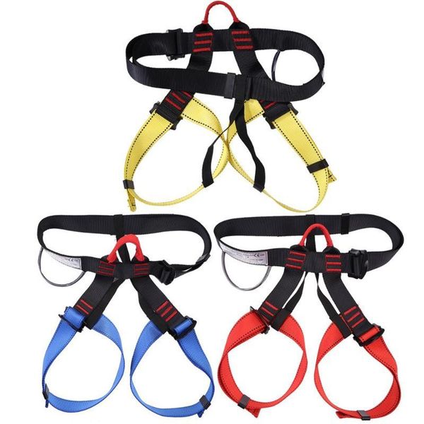 outdoor sports rock climbing harness waist support half body safety belt cords, slings and webbing 
outdoor sports rock climbing harness waist support half body safety belt cords, slings and webbing