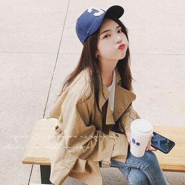 khaki small windbreaker women's short style 2021 spring and autumn new fashion this year's popular coat, Black
khaki small windbreaker women's short style 2021 spring and autumn new fashion this year's popular coat, Black