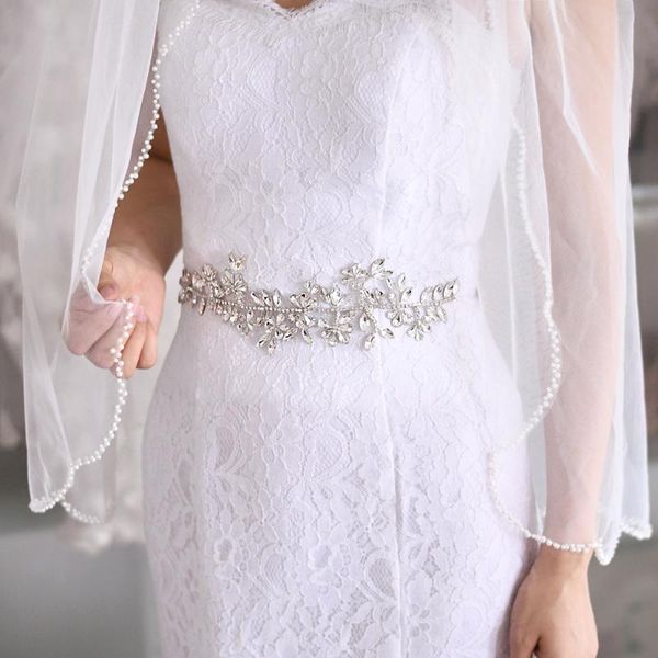 wedding sashes sh239 belts silver rhinestone bride dress accessories girlfriend gift for women prom evening dresses garter belt, White
wedding sashes sh239 belts silver rhinestone bride dress accessories girlfriend gift for women prom evening dresses garter belt, White