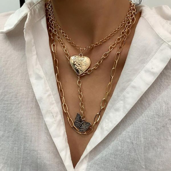 fashion minimalist multi-layer clavicle butterfly necklace set for women jewelry accessories chains, Silver
fashion minimalist multi-layer clavicle butterfly necklace set for women jewelry accessories chains, Silver