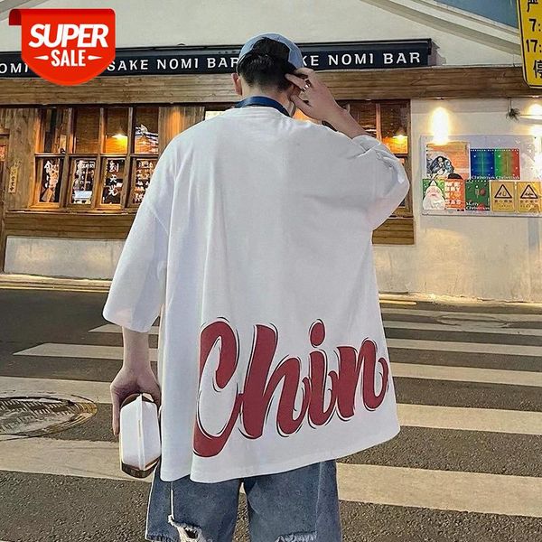 men's tide brand ulzzang short-sleeved t-shirt male korean version of the trend behind letter printing loose half-sleeved tee #h62m, White;black
men's tide brand ulzzang short-sleeved t-shirt male korean version of the trend behind letter printing loose half-sleeved tee #h62m, White;black