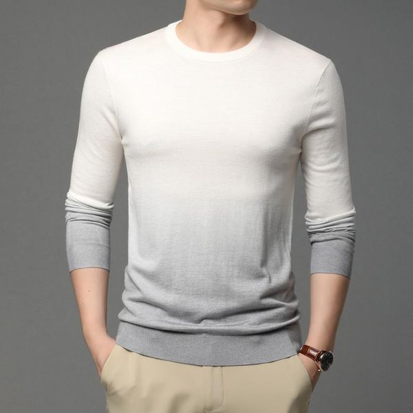 men's sweaters 2021 autumn and winter knitted sweater men round neck long-sleeved zde2632, White;black
men's sweaters 2021 autumn and winter knitted sweater men round neck long-sleeved zde2632, White;black
