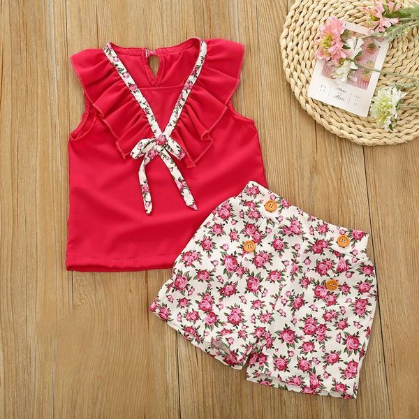 summer children baby girls clothes sets casual flare sleeve floral print t-shirt +shorts outfits set clothing, White
summer children baby girls clothes sets casual flare sleeve floral print t-shirt +shorts outfits set clothing, White