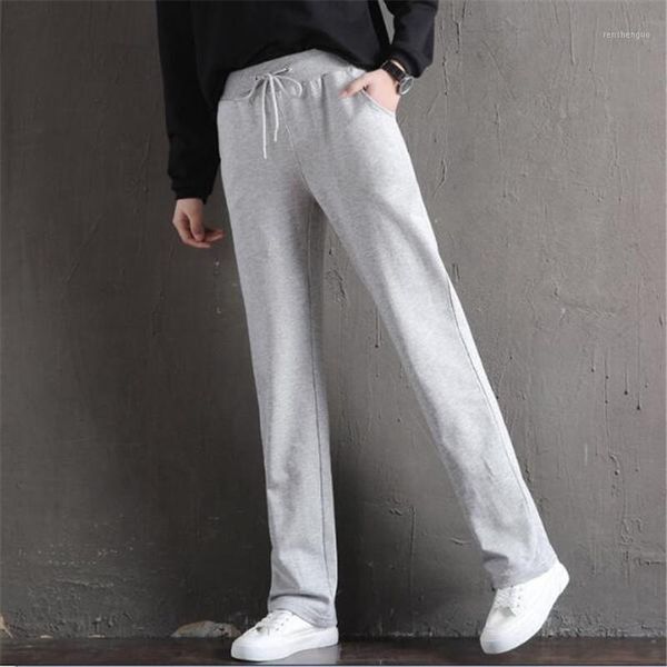 women's pants & capris 2021 spring fashion female wide-leg large size casual drawstring high waist cotton loose long ladies a36, Black;white
women's pants & capris 2021 spring fashion female wide-leg large size casual drawstring high waist cotton loose long ladies a36, Black;white