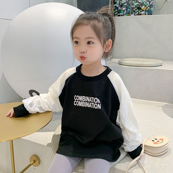 2021 new spring kids hoodies girls sweatshirt 100% cotton sweater children tshirt blouse baby girl clothes letter tee 2-8y, Black
2021 new spring kids hoodies girls sweatshirt 100% cotton sweater children tshirt blouse baby girl clothes letter tee 2-8y, Black