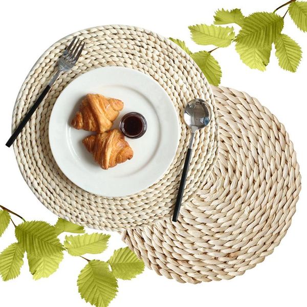 mats & pads 2pcs straw woven placemats for kitchen table braided round rustic place farmhouse circle
mats & pads 2pcs straw woven placemats for kitchen table braided round rustic place farmhouse circle