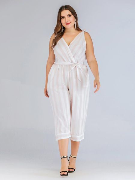 women's jumpsuits & rompers casual sleeveless loose cotton spring 2021 large plus size wear striped trousers pants 38j, Black;white
women's jumpsuits & rompers casual sleeveless loose cotton spring 2021 large plus size wear striped trousers pants 38j, Black;white