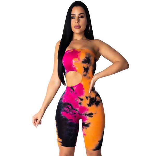 women tie dyeing bandeau colorful holes bodysuit strapless off shoulder jumpsuit women's jumpsuits & rompers, Black;white
women tie dyeing bandeau colorful holes bodysuit strapless off shoulder jumpsuit women's jumpsuits & rompers, Black;white